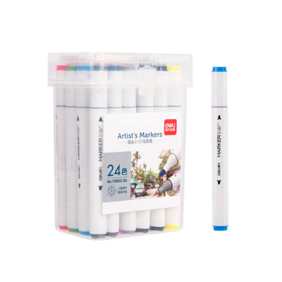 Sketch Marker Doble Punta X 24 Colores