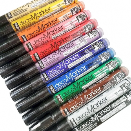 Marcador Acrílico Decomarker P/Redonda 0.7 Mm