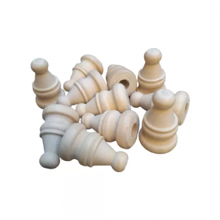 Terminales De Madera 10 Mm