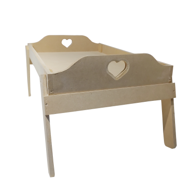 Bandeja con Patas Corazón 30 X 45 Cm