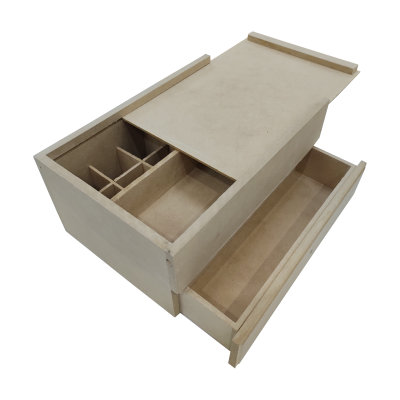 Caja Acrílico Con Cajón