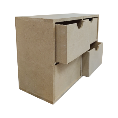 Cajonera X 4 Horizontal 20 X 14 X 8 Cm - Imagen 3