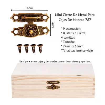 Cierre (787) 27 X 16 Mm - Imagen 2