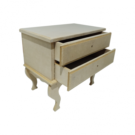 Cómoda Con Patas X 2 Cajones