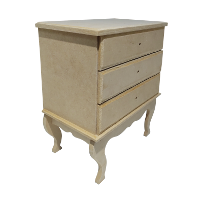 Cómoda Con Patas X 3 Cajones - Imagen 2