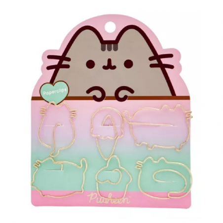 Maw Pusheen Paperclips Con Forma