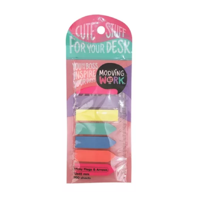 Set Banderita Señaladoras X 8 Unidades + Regla