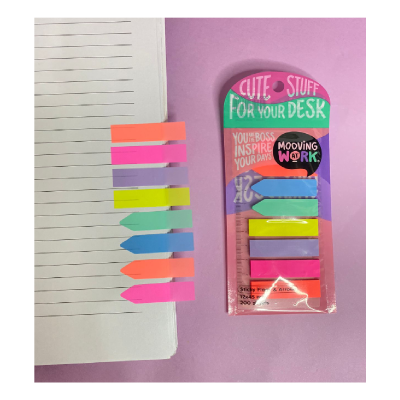 Set Banderita Señaladoras X 8 Unidades + Regla - Imagen 2