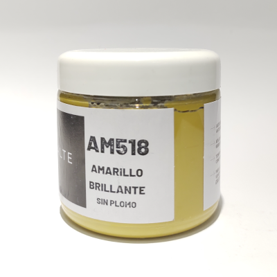 Esmalte Cerámico Amarillo Brillante (AM514) X 200 Cc