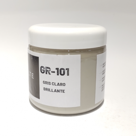 Esmalte Cerámico Gris Claro Brillante (GR-101) X 200 Cc