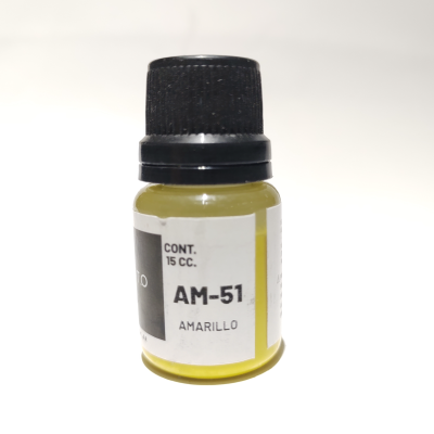 Pigmento Bajo Cubierta Amarillo Claro (AM-51) 15 Cc