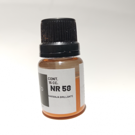 Pigmento Bajo Cubierta Naranja Brillante (NR-58) 15 Cc