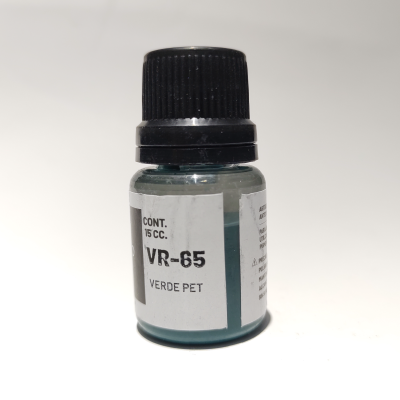 Pigmento Bajo Cubierta Verde Petróleo (VR-65) 15 Cc