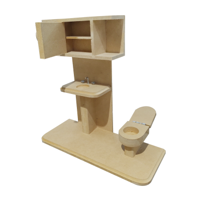 Baño Para Casa De Muñecas - Imagen 2