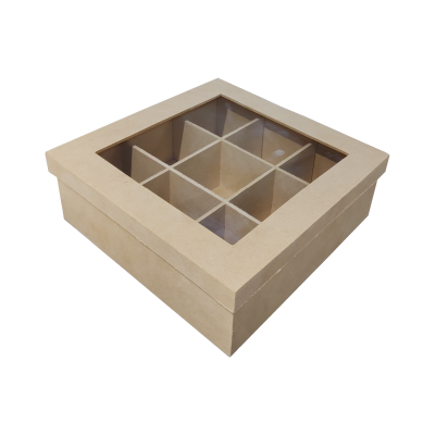 Caja De Te Con Vidrio X 9