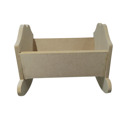 Cuna Mediana Para Casa De Muñecas 14 Cm - Imagen 2