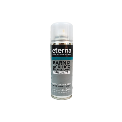 Barniz Acrílico Profesional Brillante En Aerosol  X 240 ml