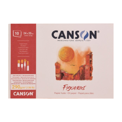 Block Figueras Para Óleo X 10 Hjs 290 Grs 24 X 33 Cm