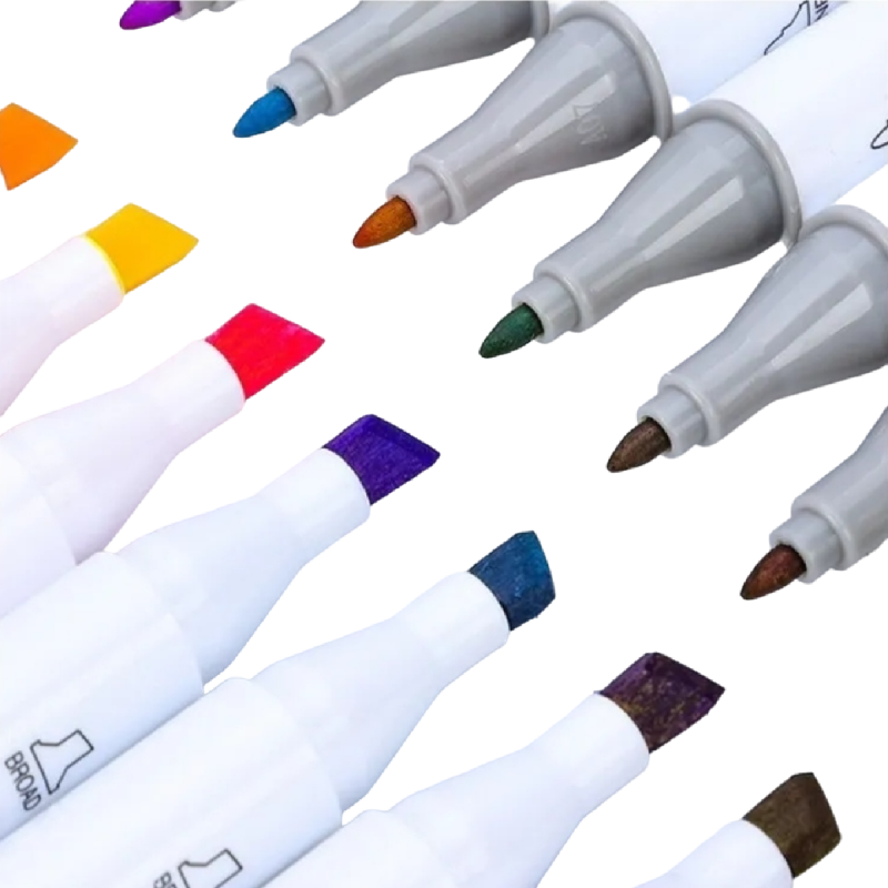 Marcador Doble Punta Valija X 12 Colores - Imagen 4