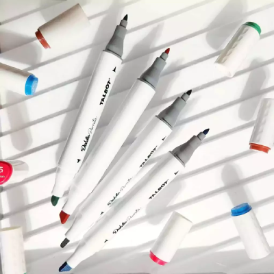 Marcador Doble Punta Valija X 24 Colores - Imagen 3