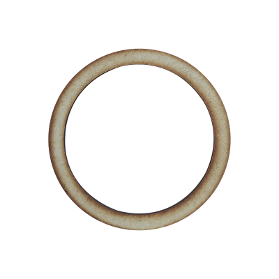 Aro MDF 20 Cm (Aprox) X 3 mm