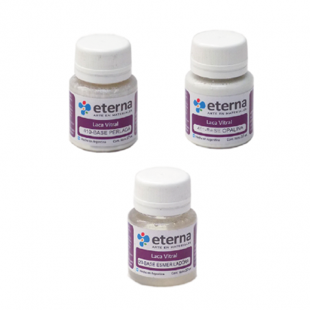 Laca Vitral Base Opalina, Perlada Y Esmerilada X 37 ml