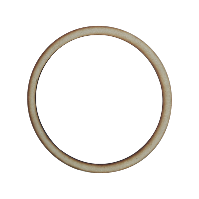 Aro MDF 25 Cm (Aprox) X 3 mm