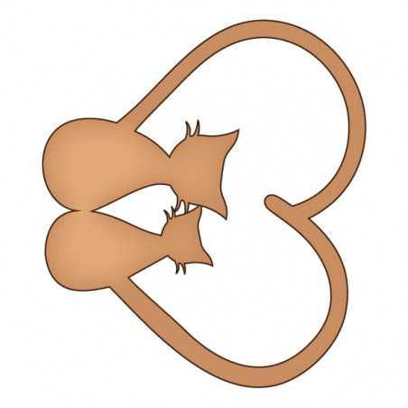 Gatos Corazón ANE041