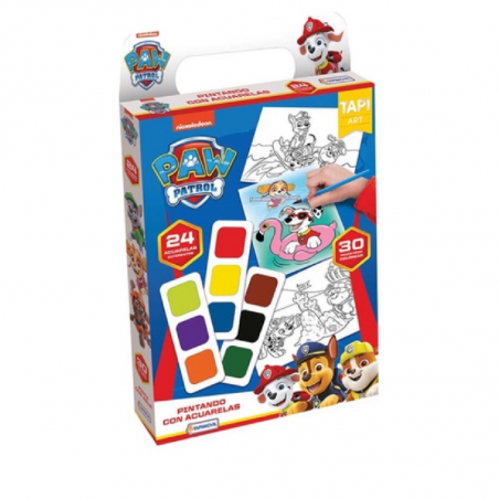 Pintando Con Acuarelas Paw Patrol