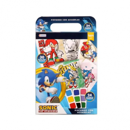 Pintando Con Acuarelas Sonic