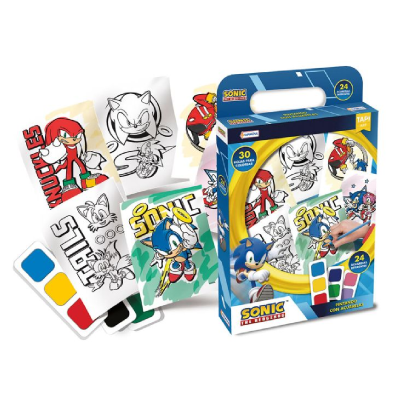 Pintando Con Acuarelas Sonic - Imagen 2