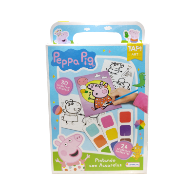 Pintando Con Acuarelas Peppa Pig