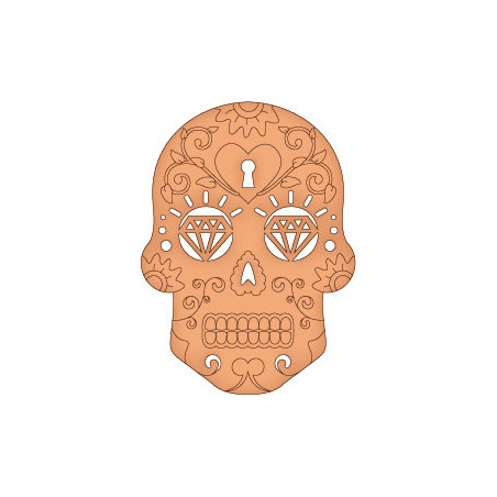 Calavera Mexicana DEC027