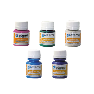 Pintura Para Tela Colores Perlados X 37 ml