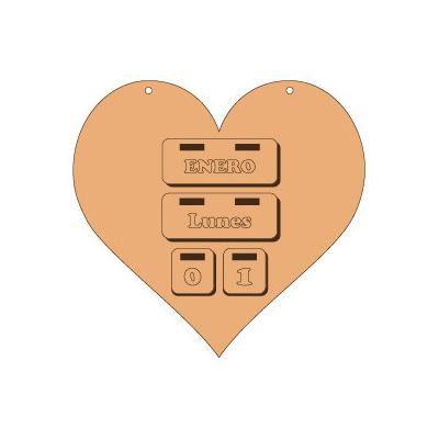 Calendario Corazón JGD010