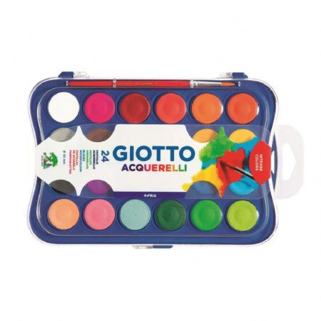 Acuarela En Pastillas X 24 Colores