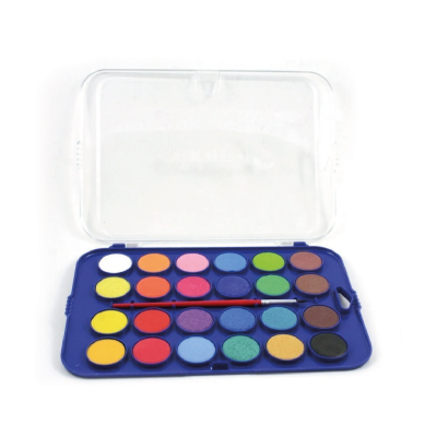 Acuarela En Pastillas X 24 Colores - Imagen 2