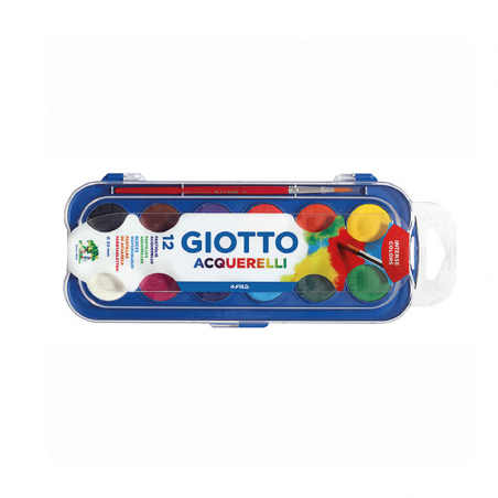 Acuarela En Pastillas X 12 Colores