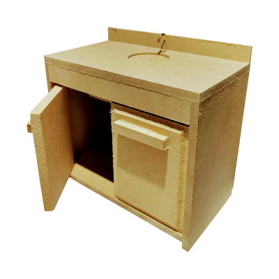 Bajo Mesada Simple Prins Para Casa De Muñecas - Imagen 2