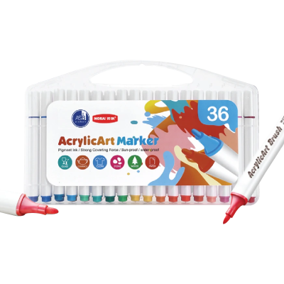 Marcador Acrílico Valija X 36 Colores