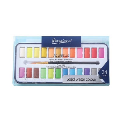 Set De Acuarela Profesional X 24 Colores