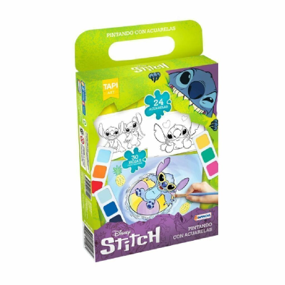 Pintando Con Acuarelas Stitch