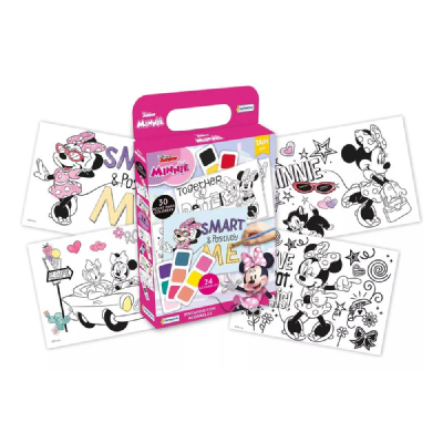 Pintando Con Acuarelas Minnie