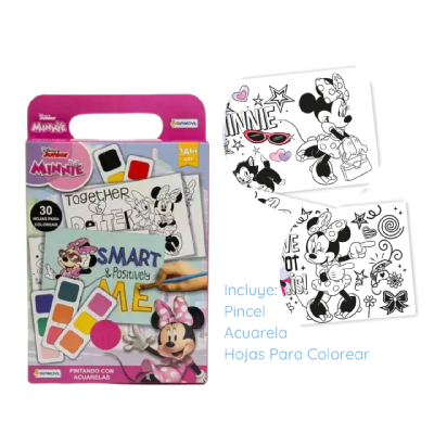 Pintando Con Acuarelas Minnie - Imagen 2