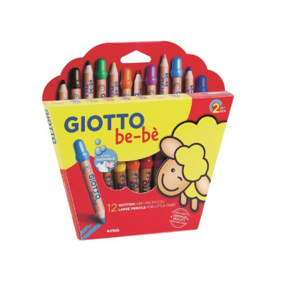 Lápices Giotto BeBé X 12 Colores