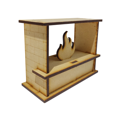 Fogón Laser Para Casa De Muñecas - Imagen 2