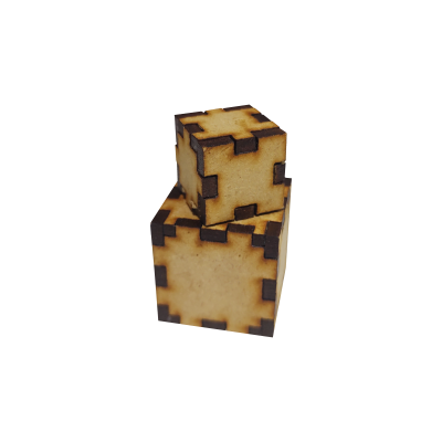 Cubo 3D 3 Cm - Imagen 2