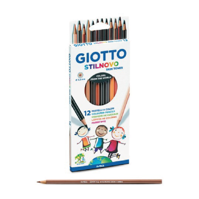 Lápices Stilnovo Skin Tones X 12 Colores