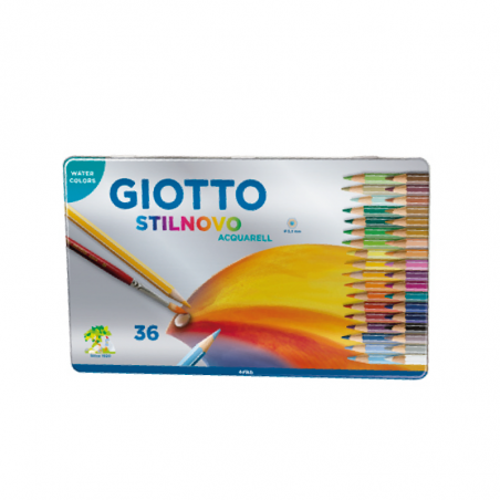 Lápices Stilnovo Acquarell Lata X 36 Colores