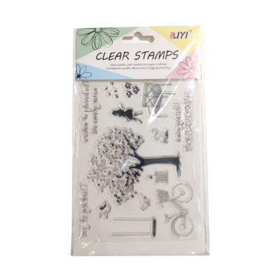 Sello De Goma Jardín